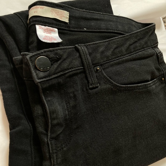 Black charcoal skinny jeans size 11 no boundaries - Picture 2 of 7